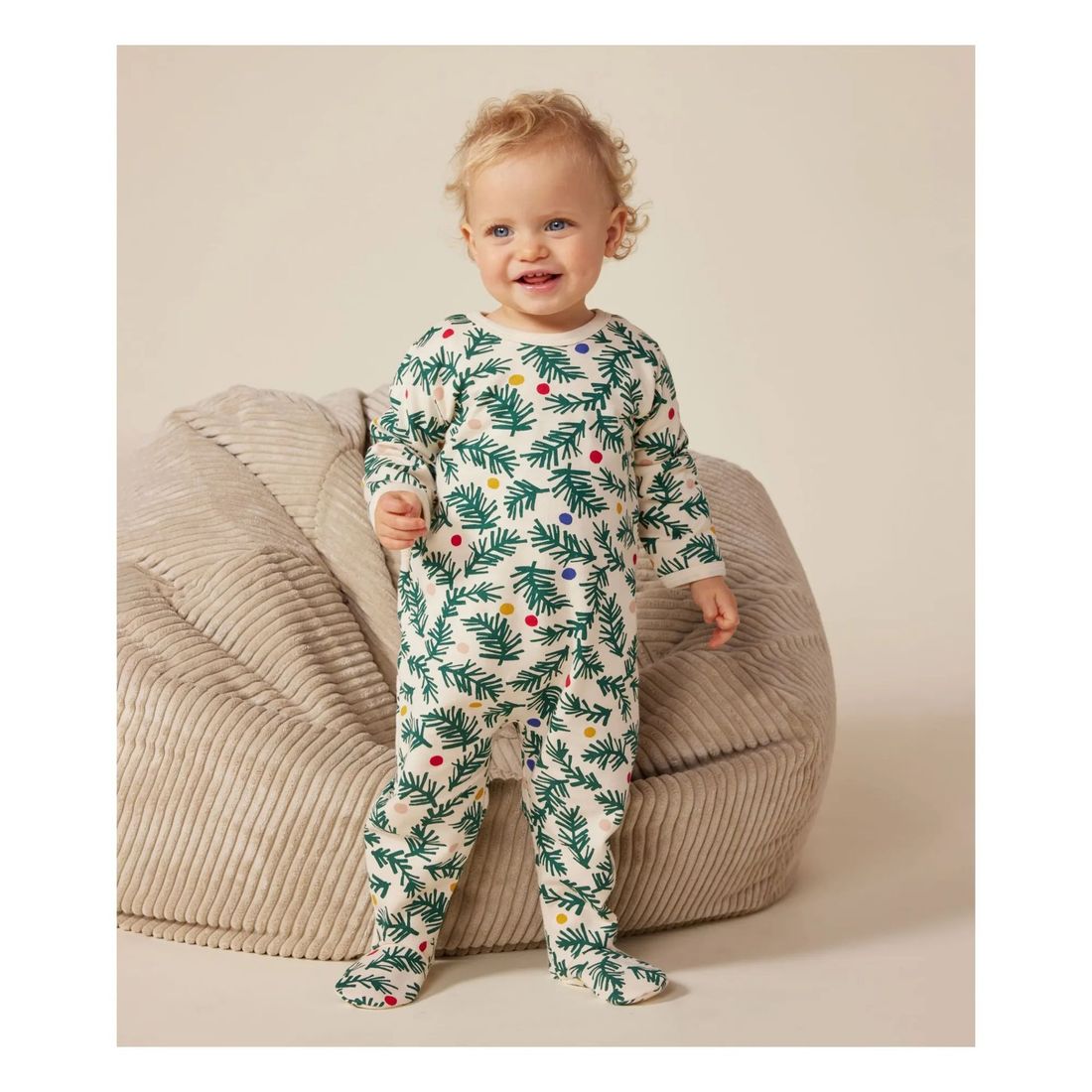 Petit Bateau - Pyjama Molleton Sapin de Noël (Petit Bateau) - Image 1