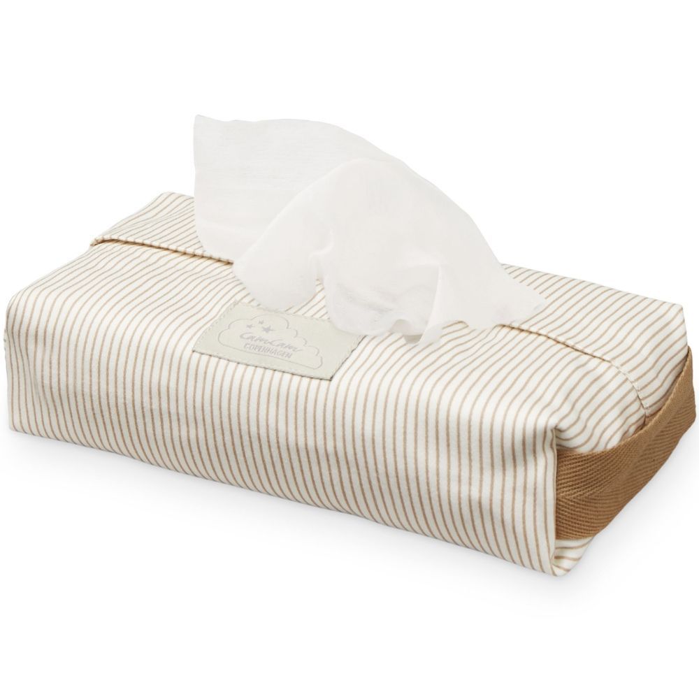 Étui pour lingettes rayures marron (Cam Cam Copenhagen) - Couverture