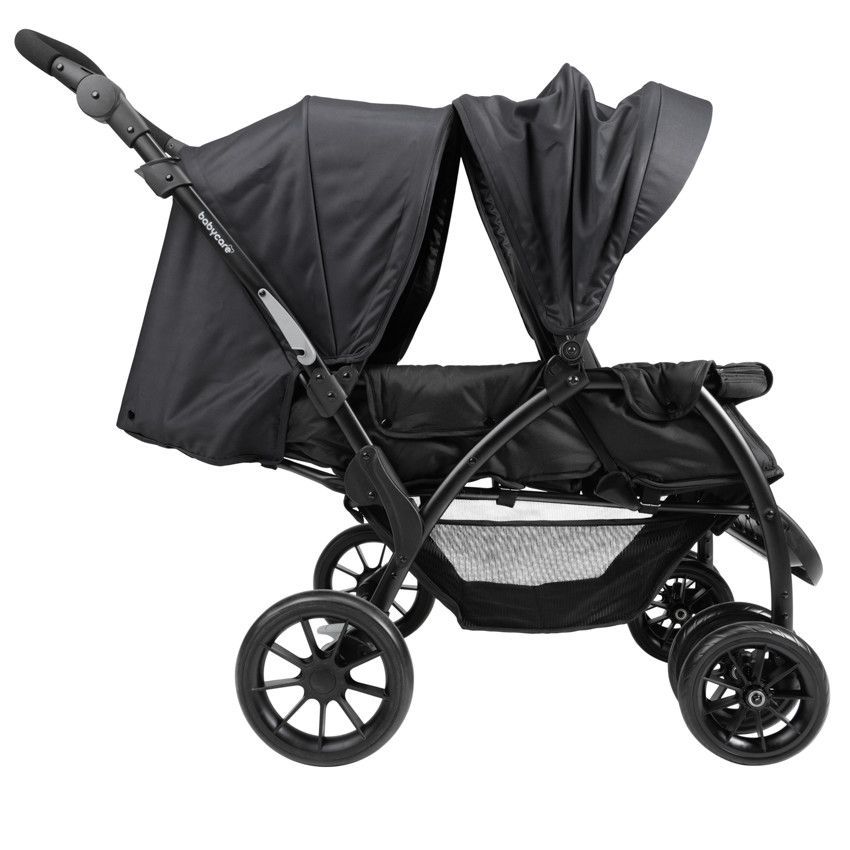 Poussette double pour enfants d'âge rapproché noir - Noir (Babycare) - Couverture
