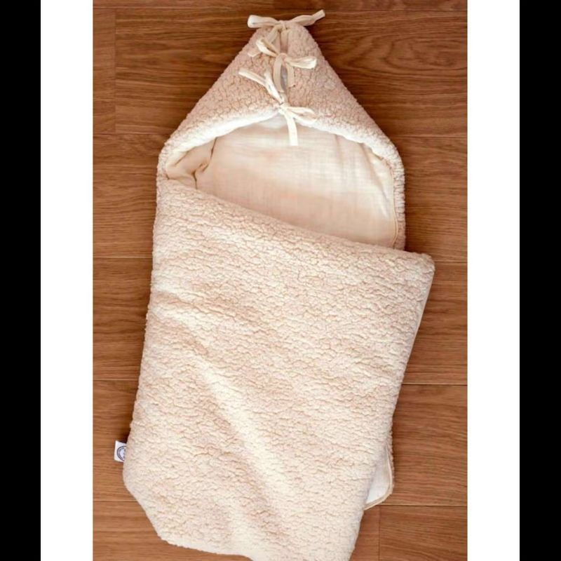 Nid d'ange moumoute écru (Manufacture des bébés français) - Image 1