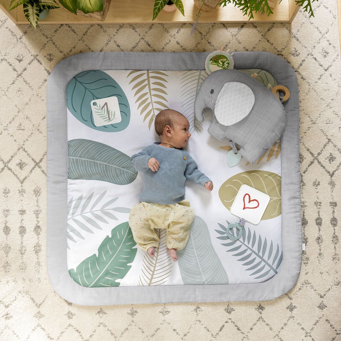 Tapis d'éveil avec cartes étapes (Ingenuity) - Image 1