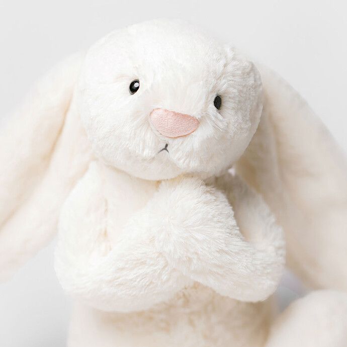 Bashful Cream Bunny - Medium (Jellycat) - Image 1