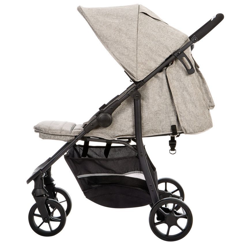 Poussette trio Triade avec siège-auto et nacelle gris - Gris (Babycare) - Image 3