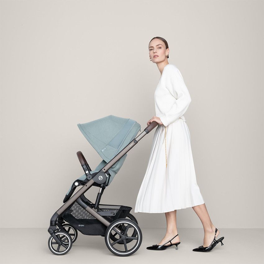 Poussette compacte Balios S Lux silver/stone grey - Gris (Cybex) - Image 8