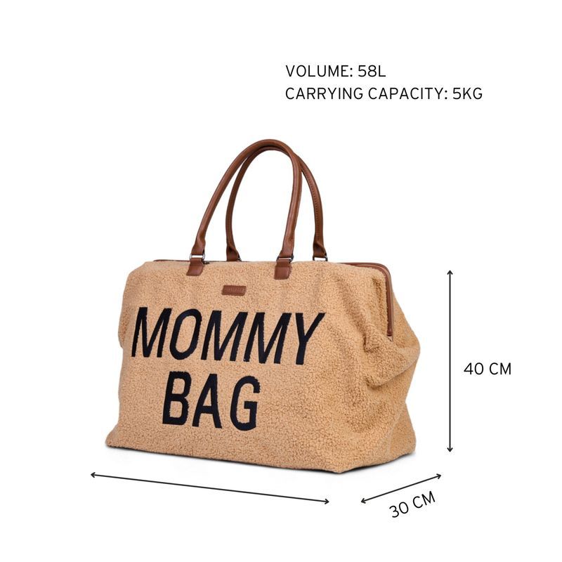 Mommy Bag ® Sac A Langer - Teddy Brun (Childhome) - Image 8