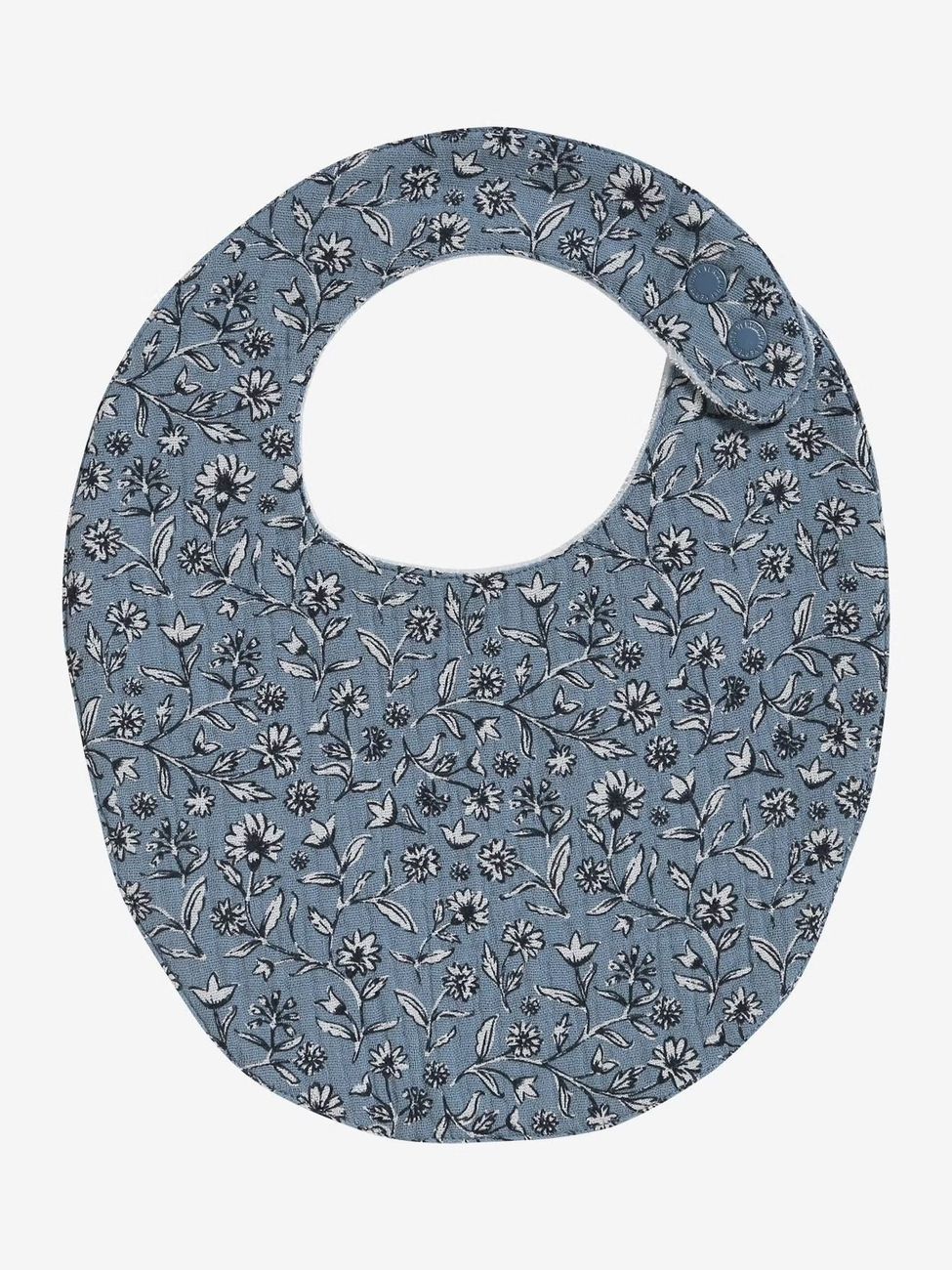 Lot 2 bavoirs naissance bleu imprimé (Vertbaudet) - Image 2