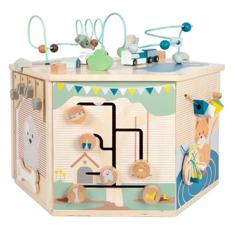 Cube de motricité xxl animaux domestiqu (Small foot company) - Image 1