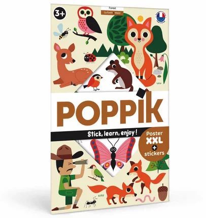 Poppik Discovery - Poster A Sticker - La Foret (Poppik) - Couverture