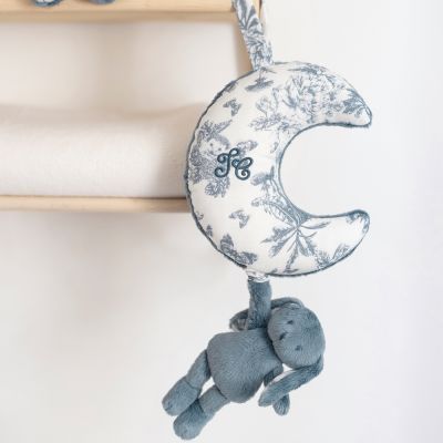 Lapin musical Augustin bleu (Tartine et Chocolat) - Image 2