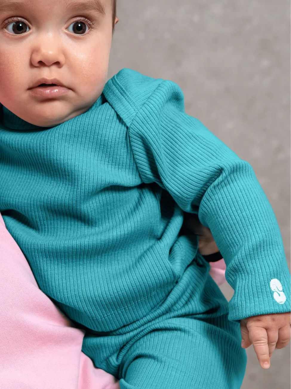 L'ensemble homewear bébé vert canard (Smala) - Image 1