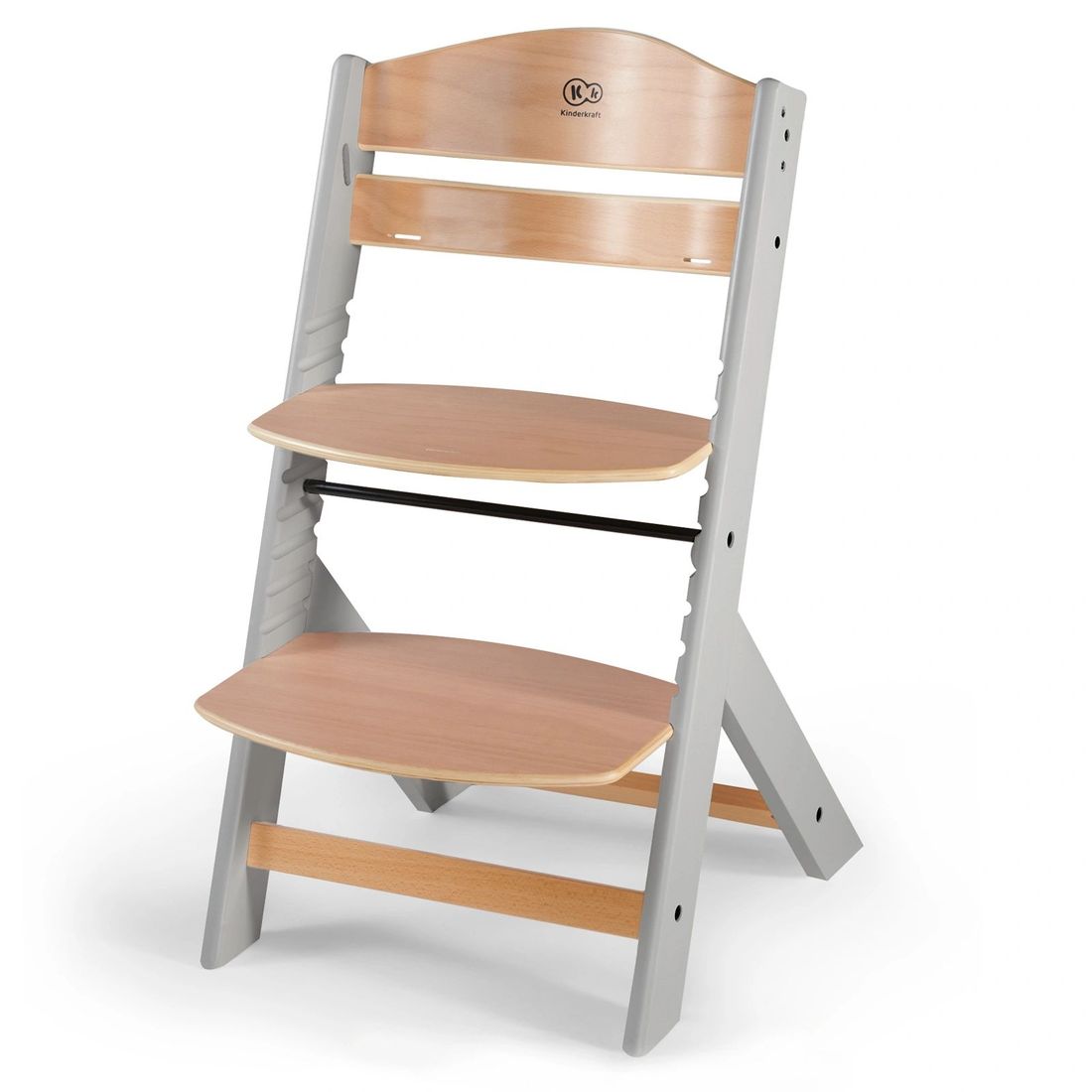 Chaise haute ENOCK bois gris (Kinderkraft) - Image 7