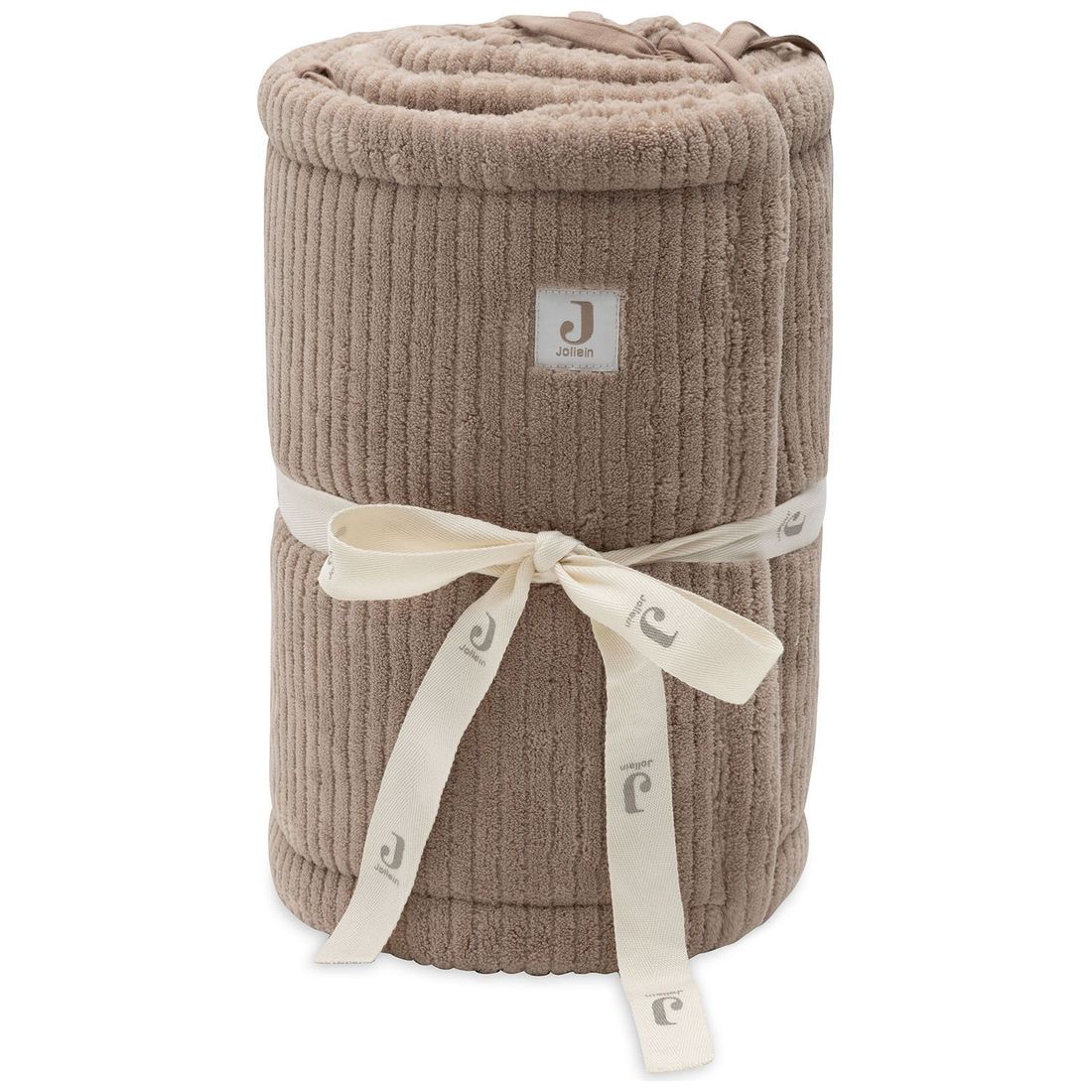 Tour de lit Cloudy Rib Milky Coffee (pour lits 60 x 120 ou 70 x 140 cm) (Jollein) - Image 6