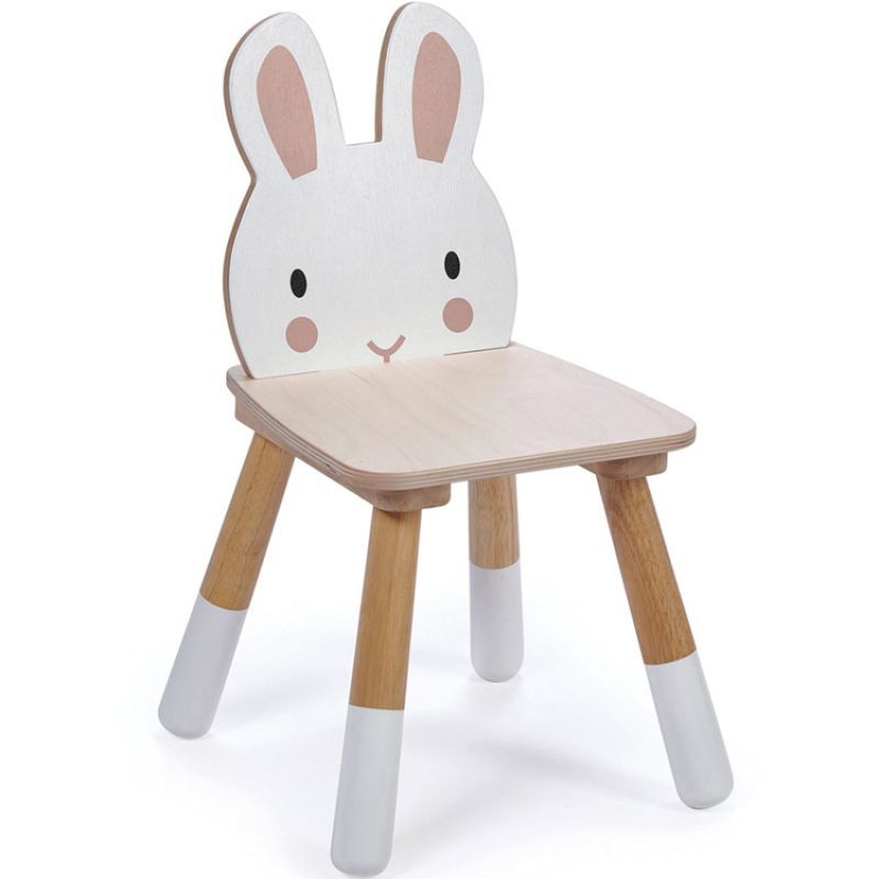 Chaise enfant lapin en bois (Tender Leaf) - Image 1