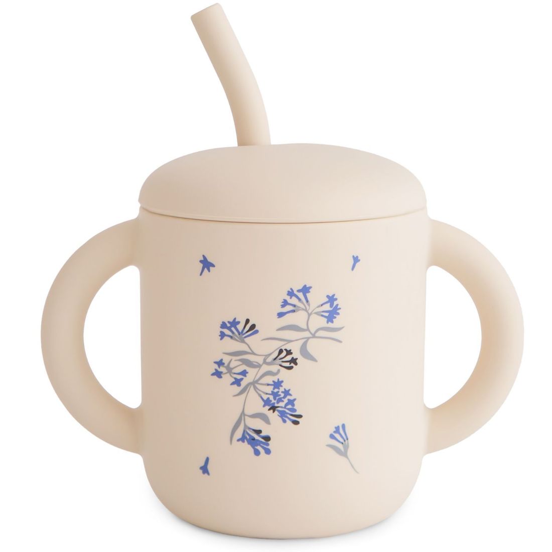Tasse à paille Lilac Flowers (Mushie) - Couverture