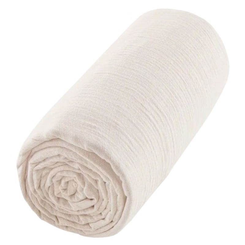 Drap housse gaze de coton uni - 60x120 (Sevira Kids) - Image 3