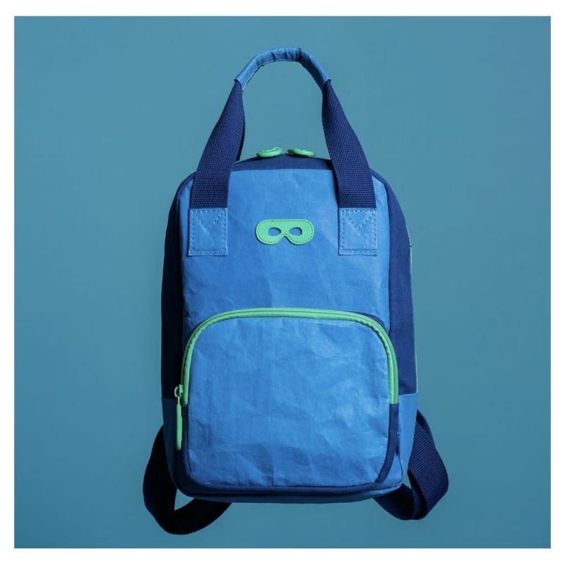 Sac a dos enfant eco-responsable - bleu marine billy (Super Petit) - Image 1