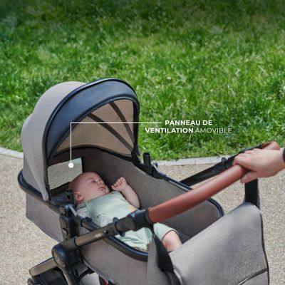 Poussette Esme Pro 3 en 1 Moonlight Grey (Kinderkraft) - Image 2