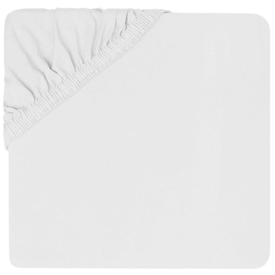 Drap housse en jersey Blanc (50 x 83 cm) (Mon P'tit Dodo) - Image 1