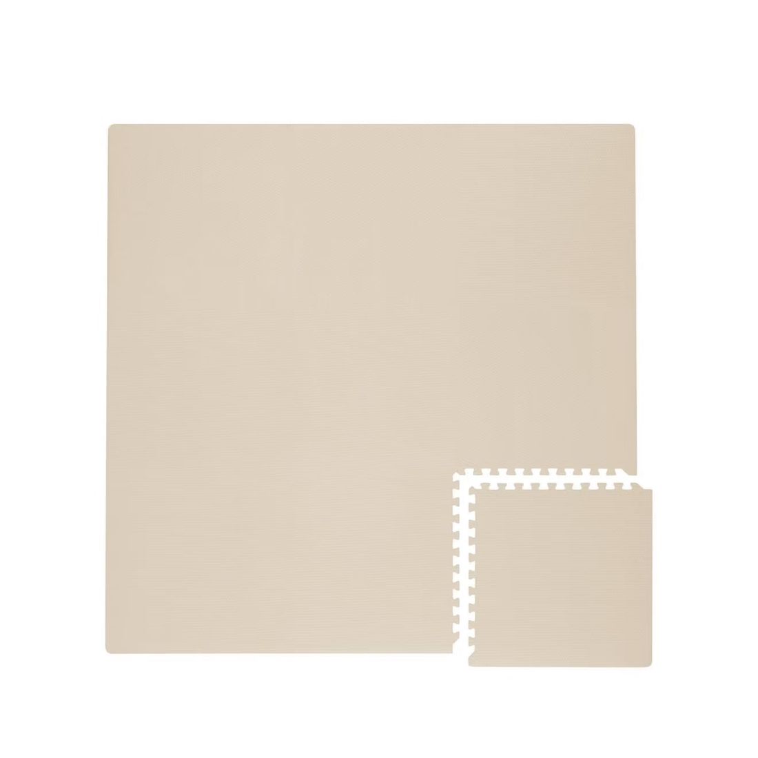 Tapis De Jeu Bébé Et Enfant Classique Beige Clair (ToddleKind) - Image 1