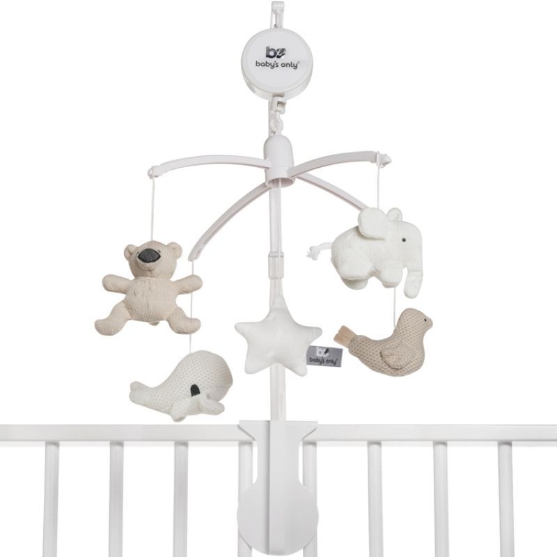 Mobile musical animaux beige (Baby's Only) - Image 2