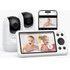 Moniteur bébé intelligent Momcozy 5 pouces double mode avec 2 caméras – BM04 (Momcozy) - Image 2