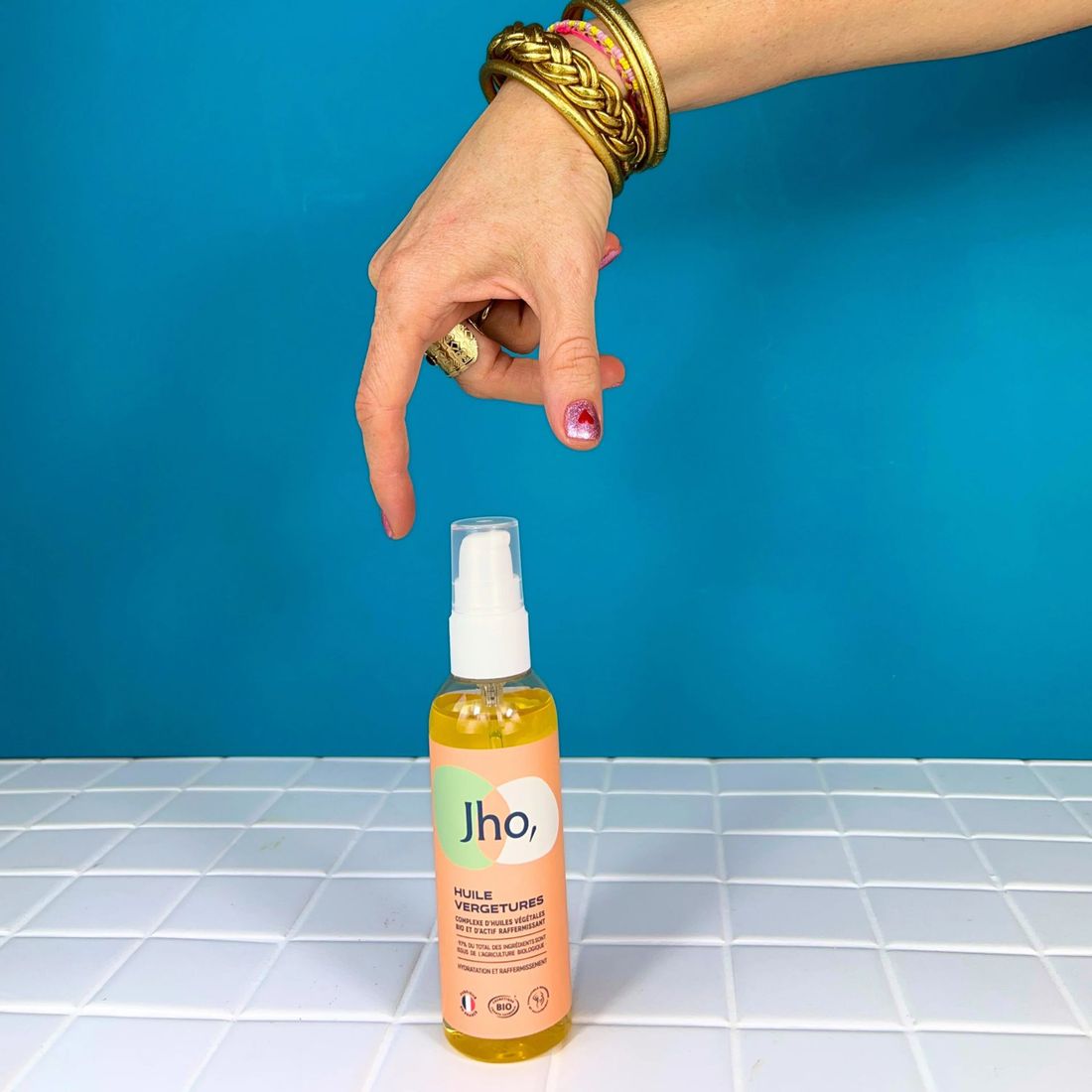 Huile vergetures - 100ml (Jho) - Image 4
