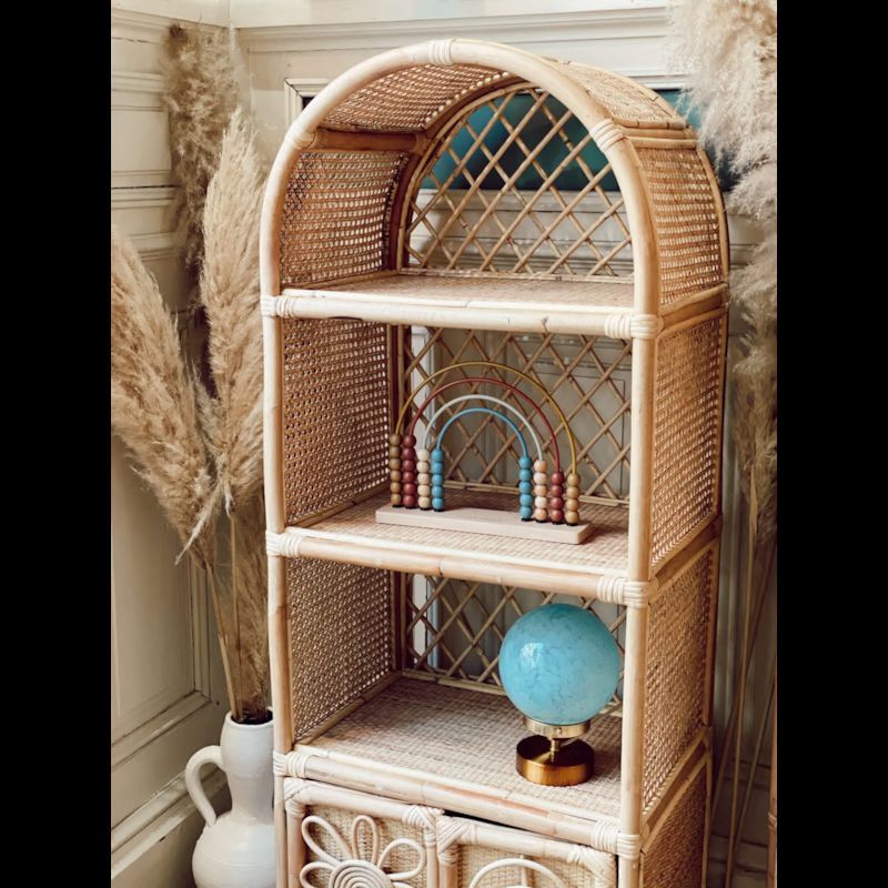 Cabinet en rotin sunshine (Terracotta) - Image 1