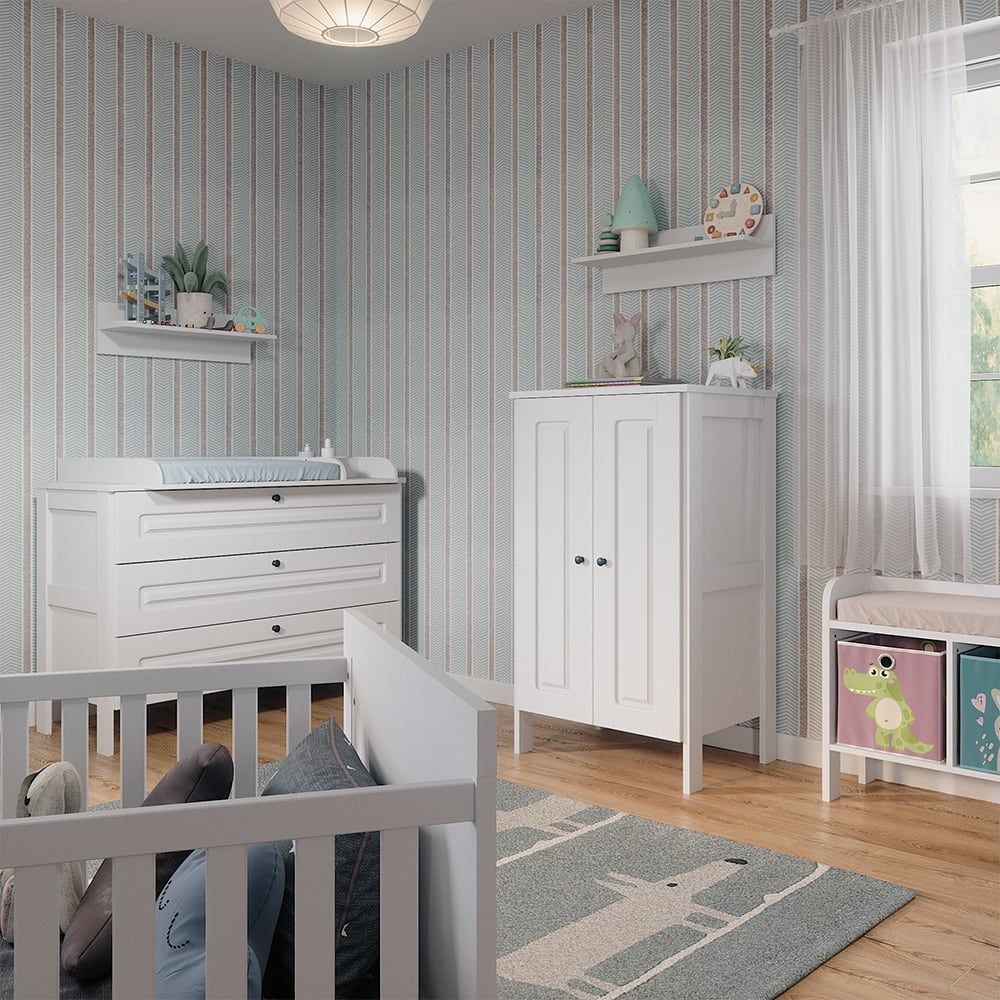 Armoire pour enfants , blanc 70 x 120.6cm (VitaliSpa®) - Image 1