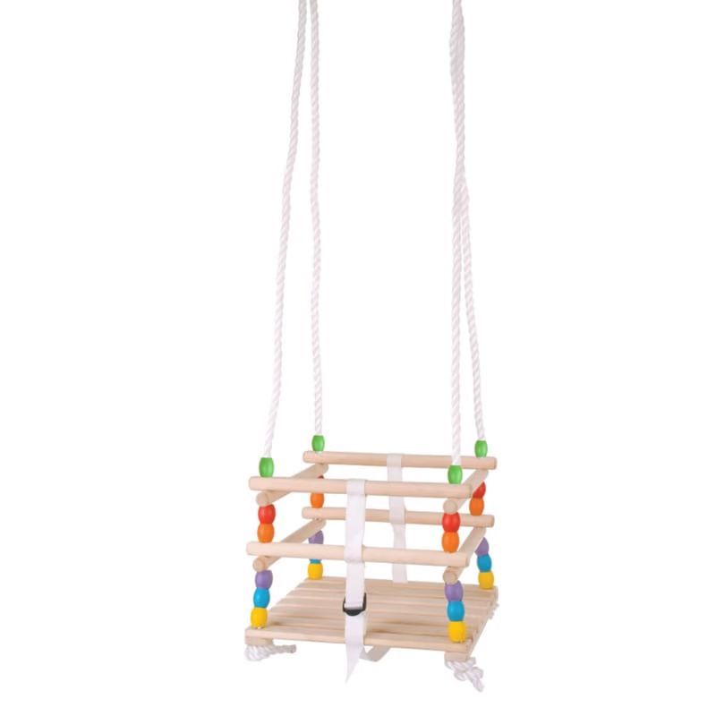 Balançoire berceau en bois (Bigjigs Toys) - Couverture