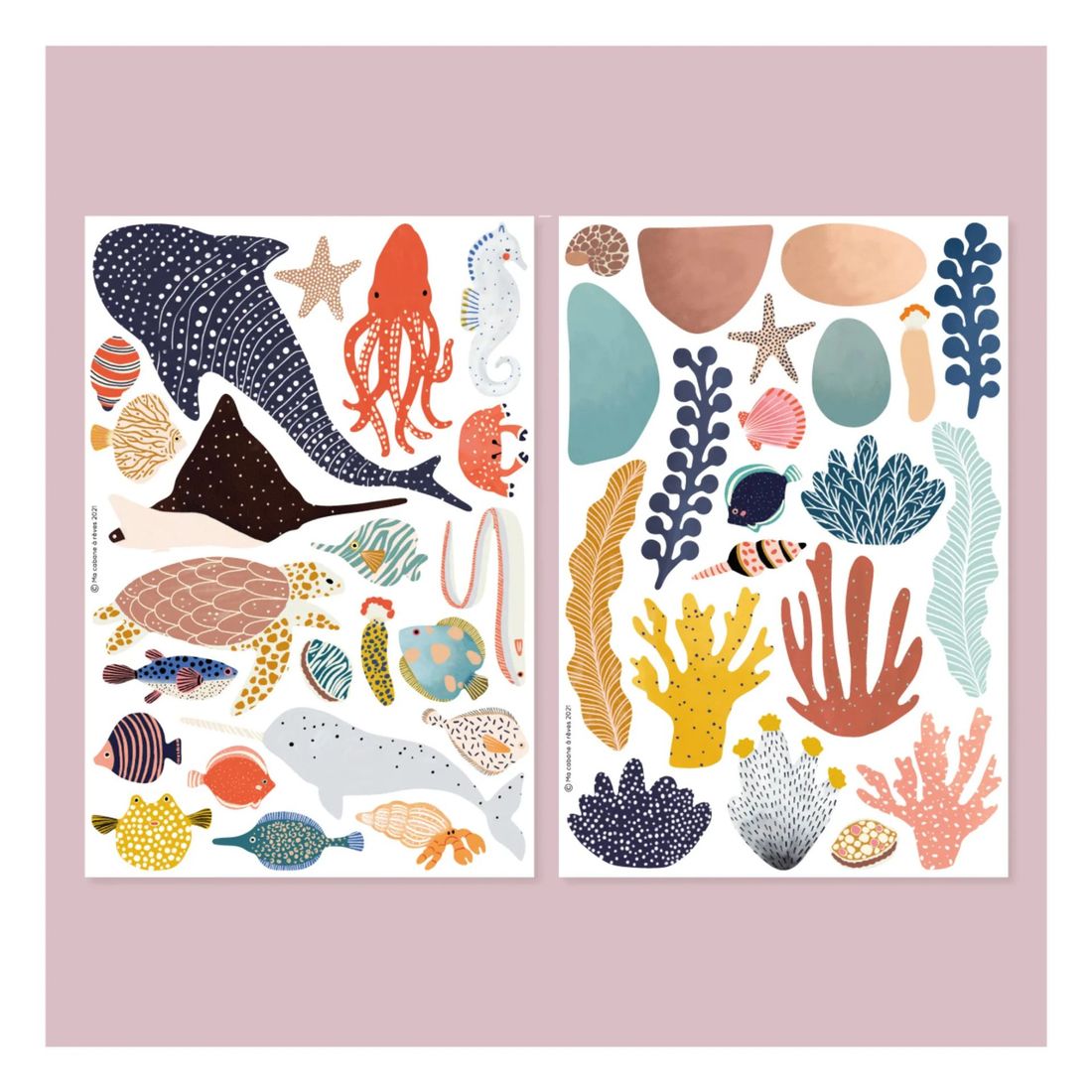 Ma Cabane à rêves - Magnets Animaux Océan - Fonds Marins (Ma Cabane à rêves) - Couverture