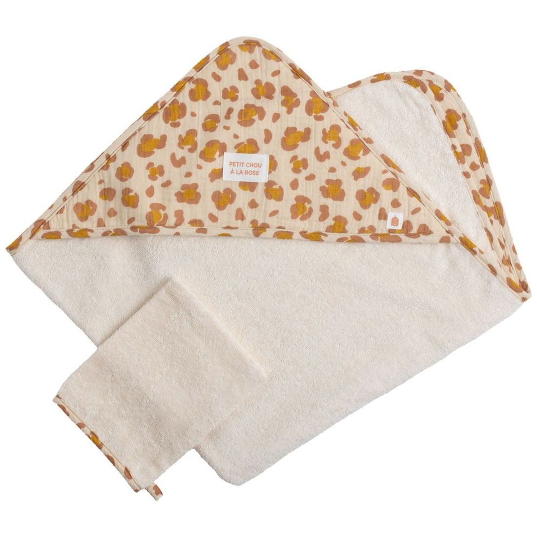 Cape de bain + gant de toilette Petit Chou (Sauthon) - Couverture