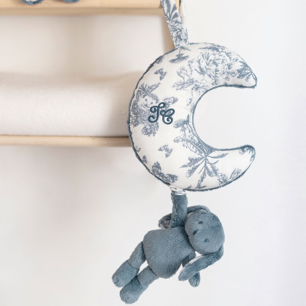 Lapin musical Augustin bleu (Tartine et Chocolat) - Image 1