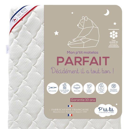 Mon P'tit Matelas Parfait déhoussable - (P'Tit Lit) - Image 1