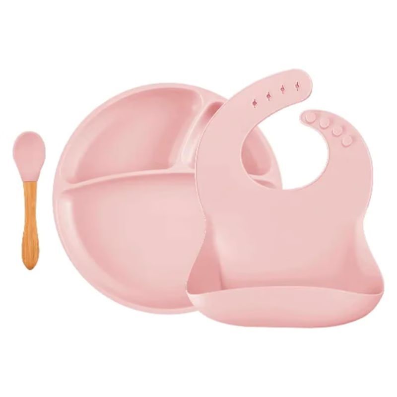 Coffret repas assiette cuillère bavoir (Minikoioi) - Couverture