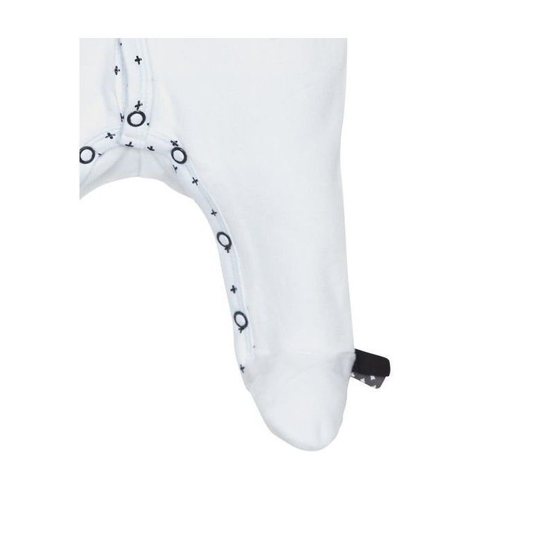 Pyjama velours Blanc taille 1 mois Chao Chao (Sauthon) - Image 2
