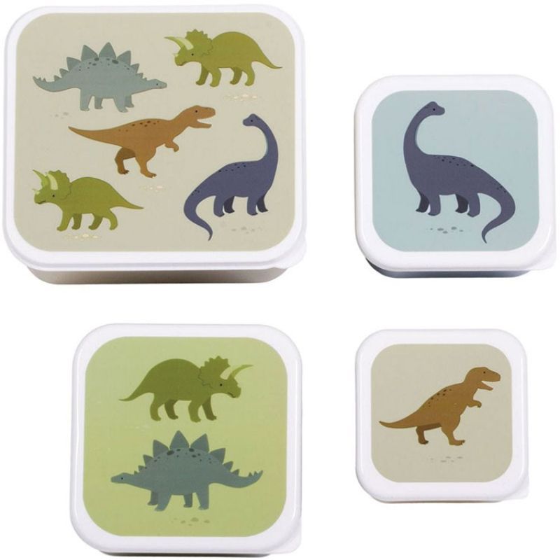 Lot de 4 boîtes à goûter Dinosaure (A Little Lovely Company) - Image 7
