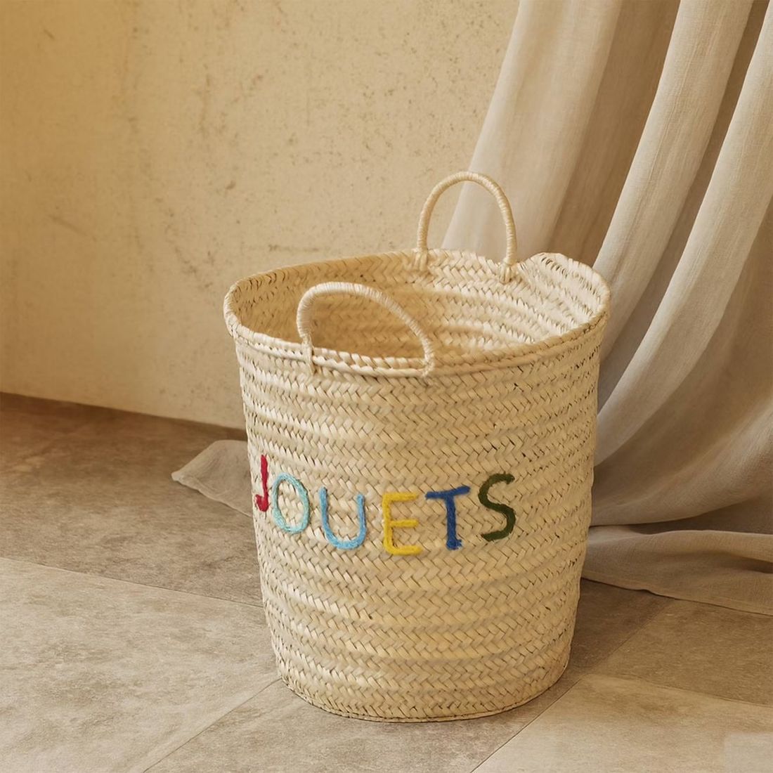 Panier De Rangement "jouets " Naturel (Home Maison) - Couverture