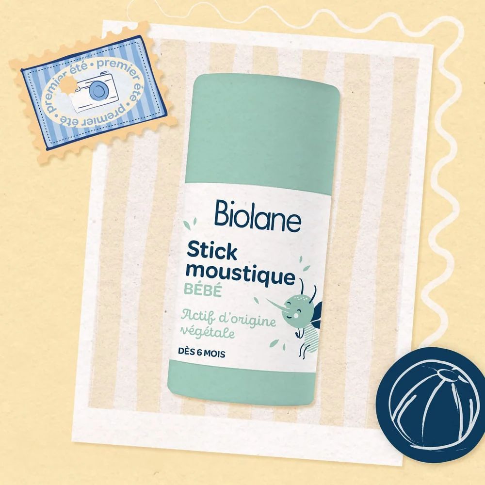 Stick moustique bébé 20 ml (Biolane) - Image 1