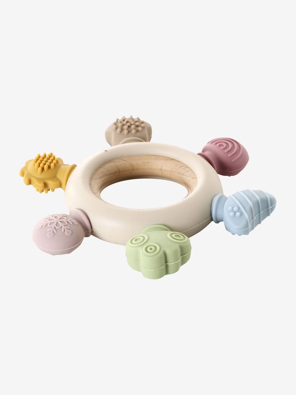 Anneau de dentition sensoriel en bois FSC® bois (Vertbaudet) - Image 2