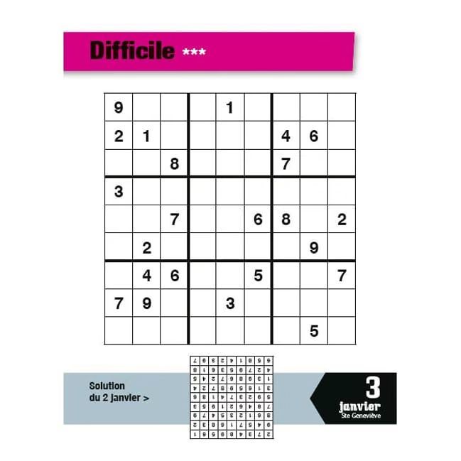 L'année à bloc : passion Sudoku (Éditions Playbac) - Image 3