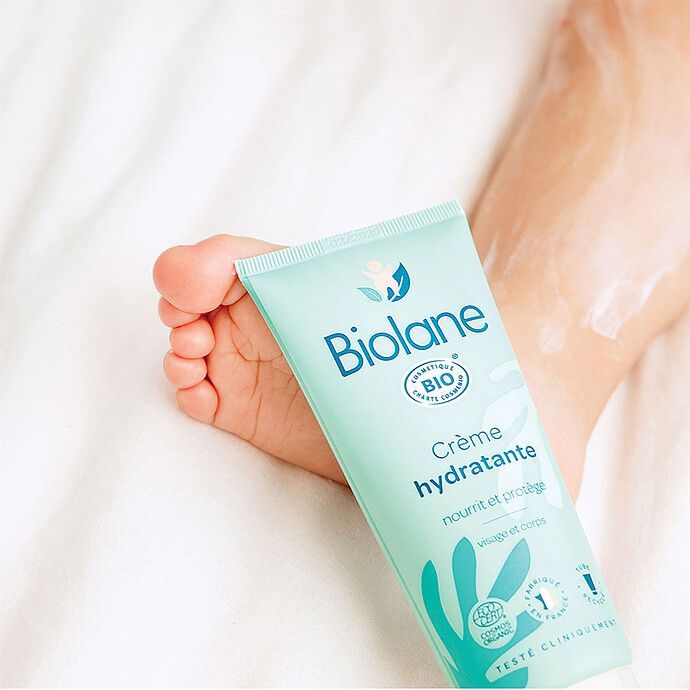 Crème Hydratante Biologique - 100 ml (Biolane) - Image 4