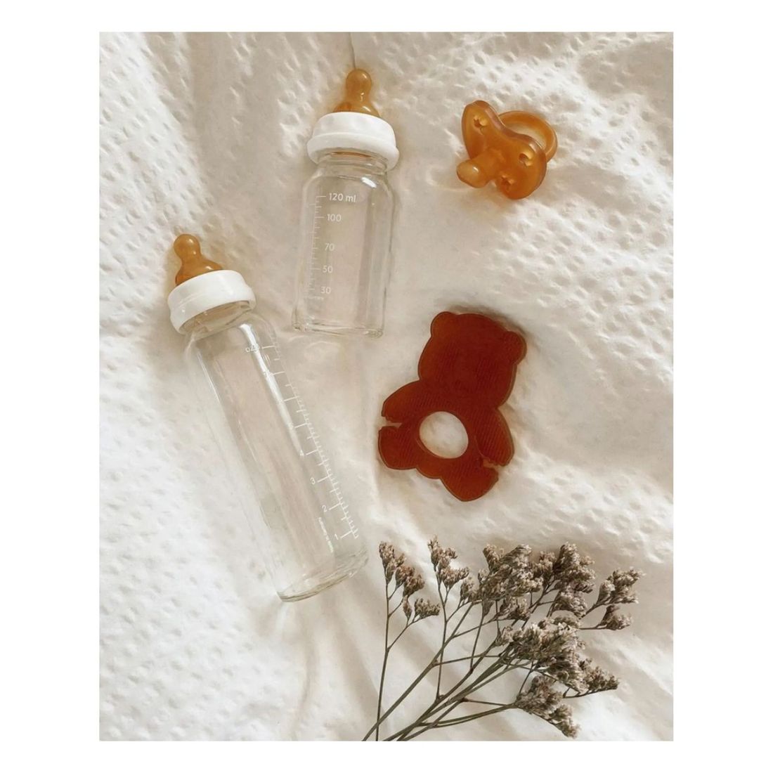 Hevea - Tétines en caoutchouc naturel débit lent - Lot de 2 (Hevea) - Image 2