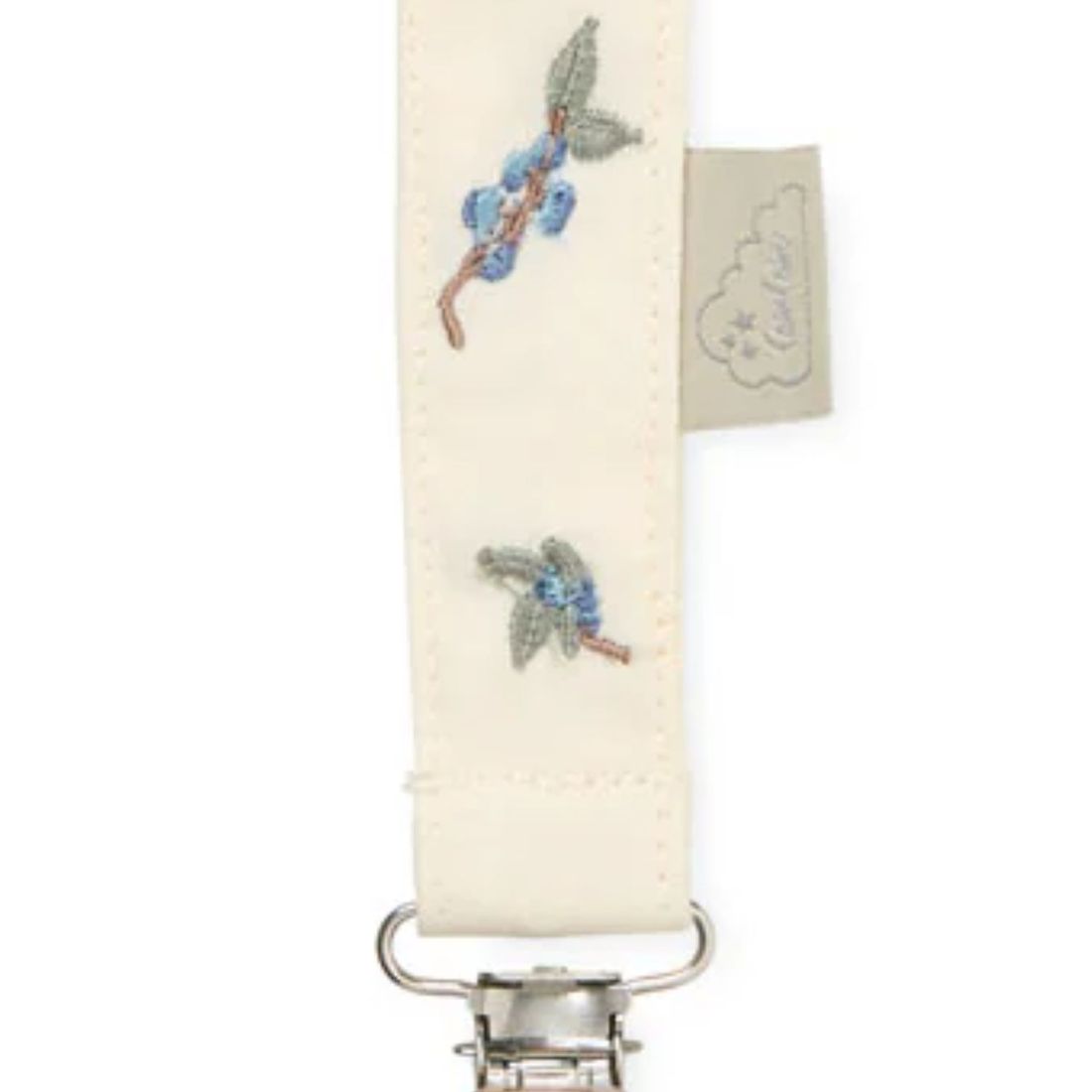 Attache sucette brodé Blueberries (22 cm) (Cam Cam Copenhagen) - Image 1