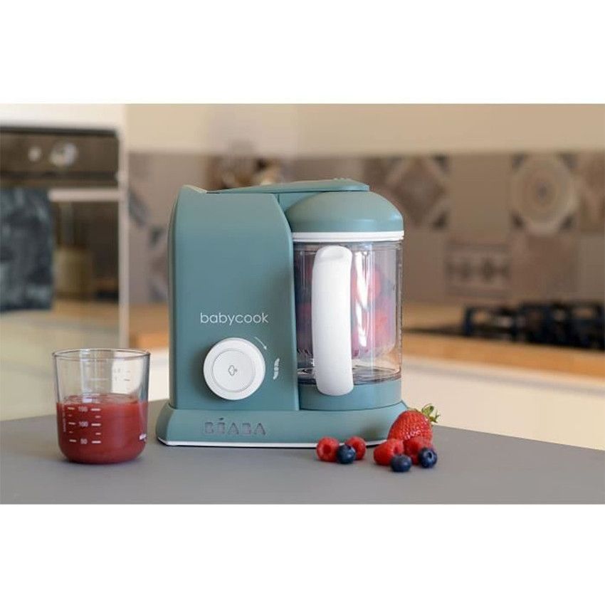 Robot cuiseur 4 en 1 Babycook Solo eucalyptus - Vert (Béaba) - Image 5
