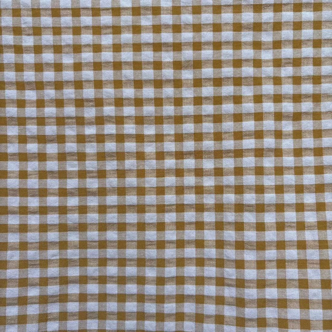 Tapis de vie Vichy Caramel (Mezamé Paris) - Image 6