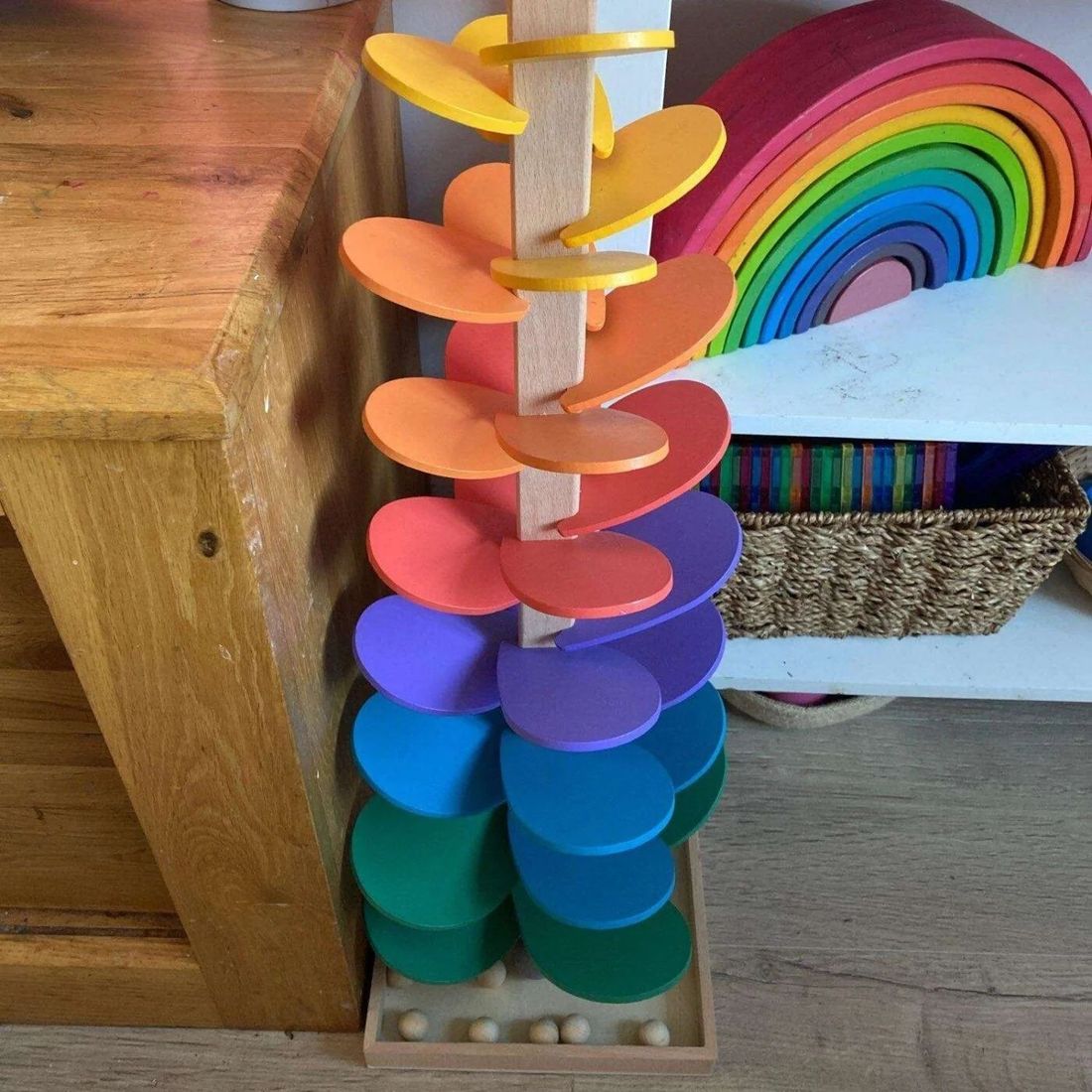 Arbre musical en bois - Arbre montessori 73cm (Mervei) - Image 4