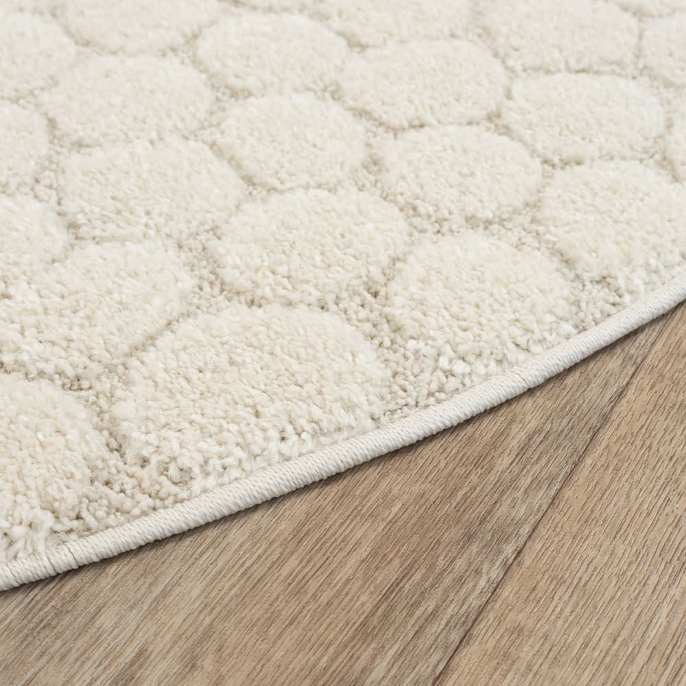 Tapis chambre enfant design mouton, crème, 160 cm, rond (The carpet) - Image 2
