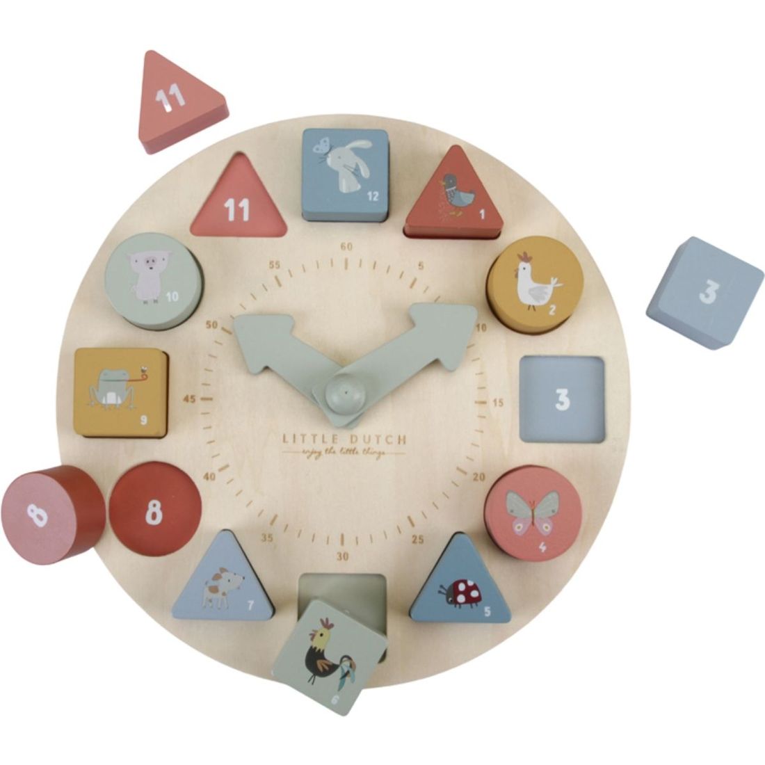 Puzzle horloge en bois Little Goose (Little Dutch) - Image 2