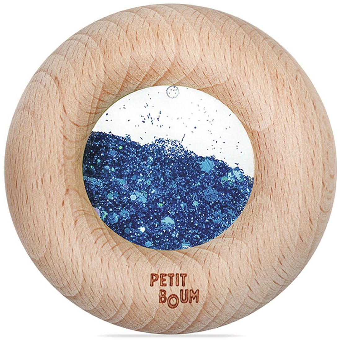 Hochet sensoriel Calm Donut bleue (Petit Boum) - Couverture