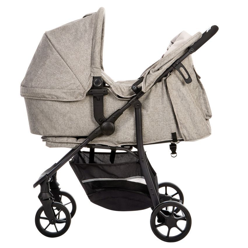 Poussette trio Triade avec siège-auto et nacelle gris - Gris (Babycare) - Image 4